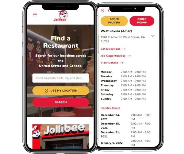 Find a Restaurant Mobile